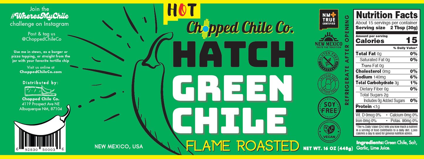 Flame Roasted Hatch Green Chile