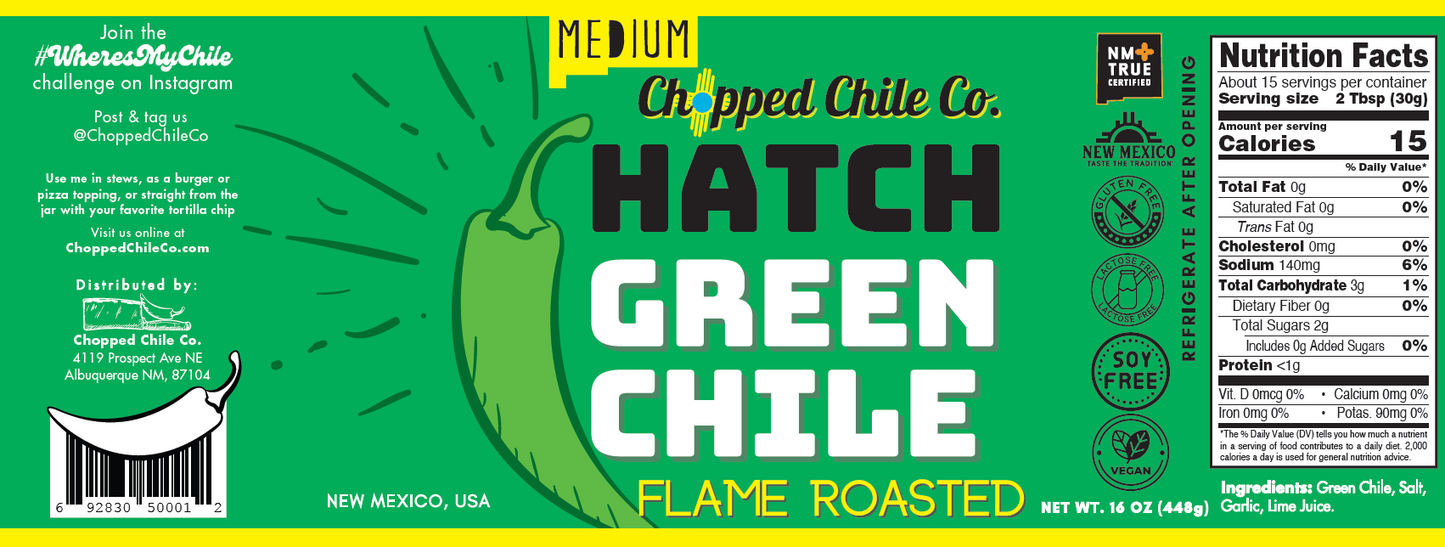 Flame Roasted Hatch Green Chile