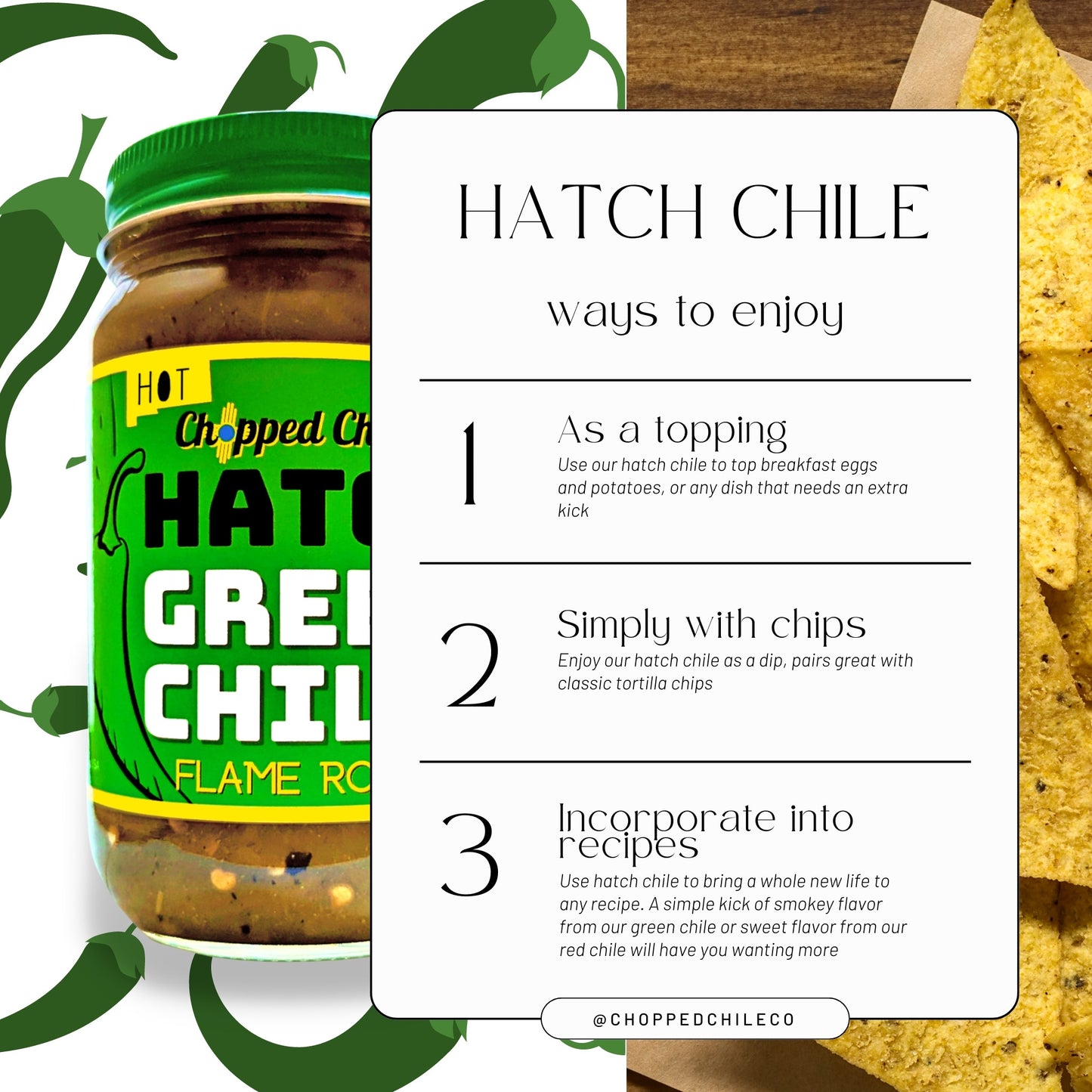 Flame Roasted Hatch Green Chile